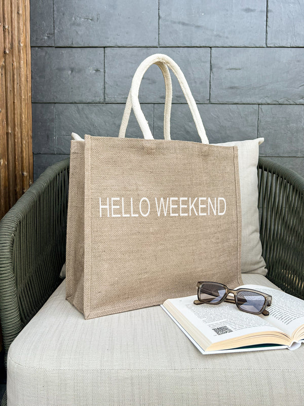 Rankinė - krepšys "HELLO WEEKEND"
