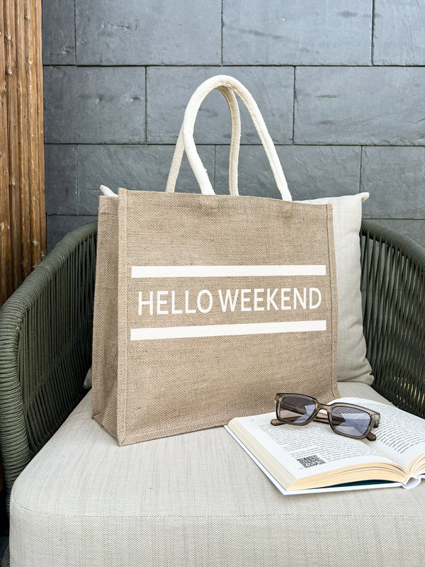 Rankinė - krepšys "HELLO WEEKEND"