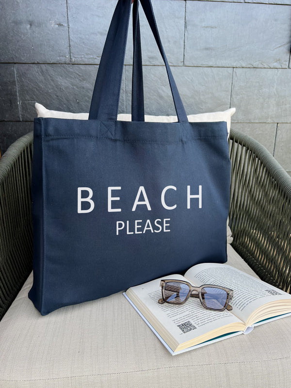 Medžiaginė rankinė "BEACH PLEASE"