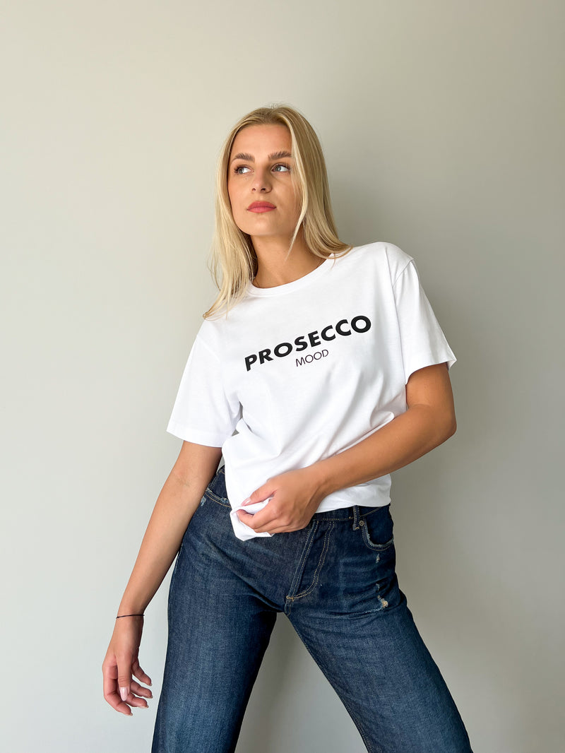 Medvilniniai marškinėliai  "PROSECCO MOOD"