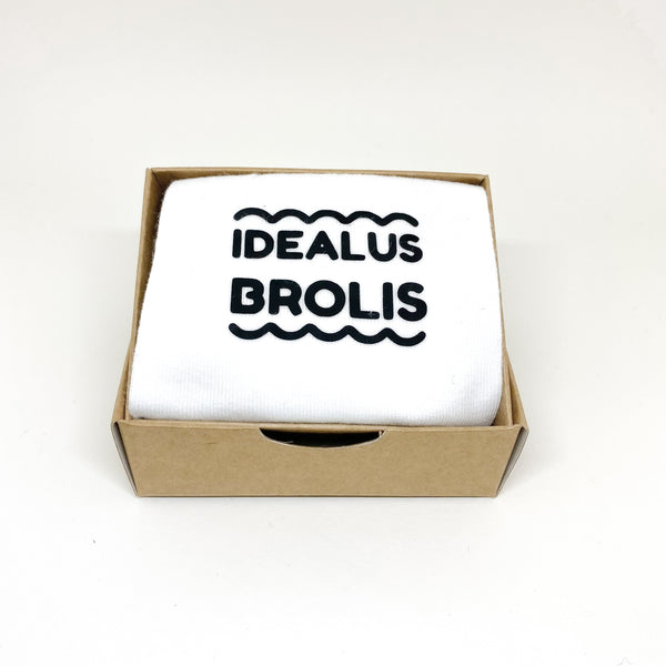 Kojinės su užrašu  „Idealus brolis“