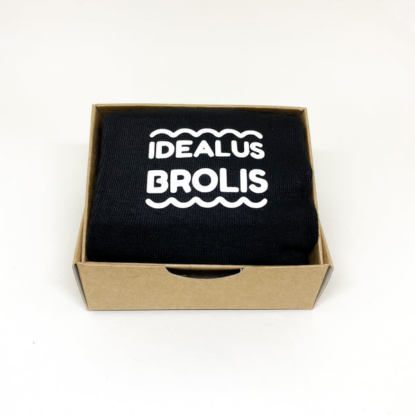 Kojinės su užrašu  „Idealus brolis“