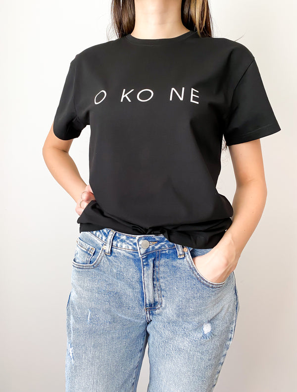 Unisex marškinėliai trumpomis rankovėmis „O KO NE“