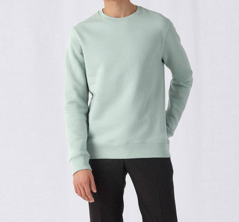Kokybiškas vyriškas džemperis mėtinės spalvos