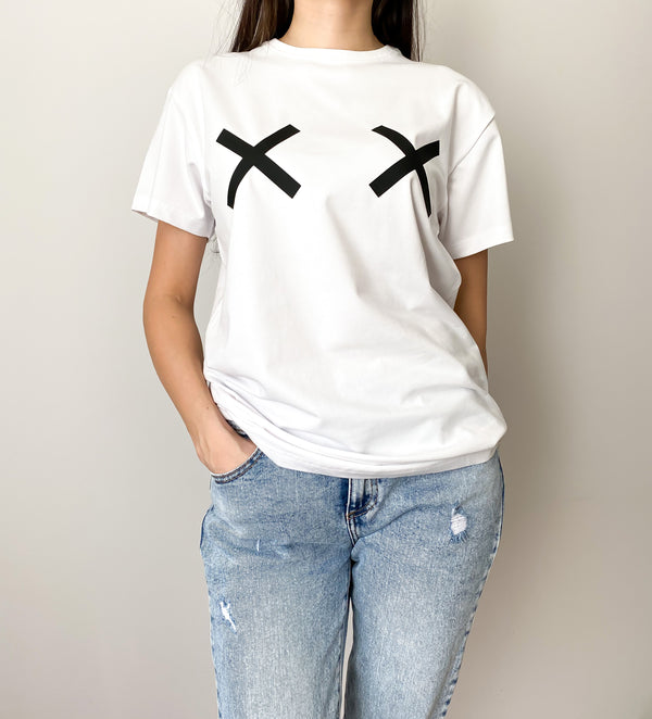 Unisex marškinėliai trumpomis rankovėmis su spauda