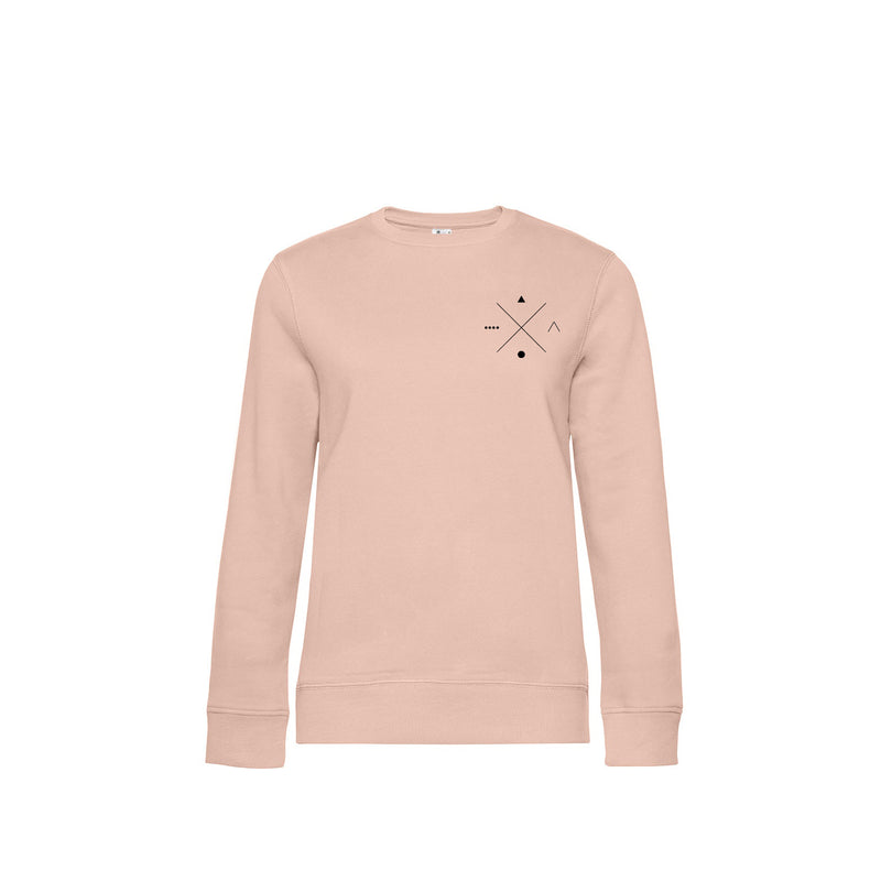 kokybiškas moteriškas džemperis rožinės spalvos